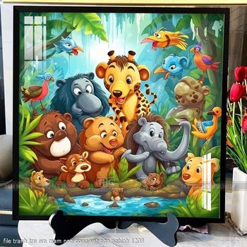 file tranh tre em mam non dong vat ngo nghinh 1208