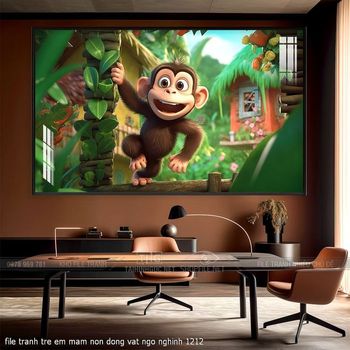 file tranh tre em mam non dong vat ngo nghinh 1212