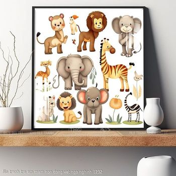 file tranh tre em mam non dong vat ngo nghinh 1232