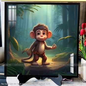 file tranh tre em mam non dong vat ngo nghinh 1236