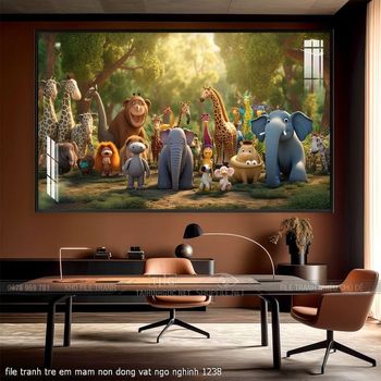 file tranh tre em mam non dong vat ngo nghinh 1238