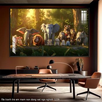 file tranh tre em mam non dong vat ngo nghinh 1239