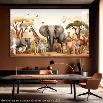 file tranh tre em mam non dong vat ngo nghinh 1255