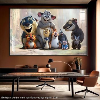 file tranh tre em mam non dong vat ngo nghinh 1284