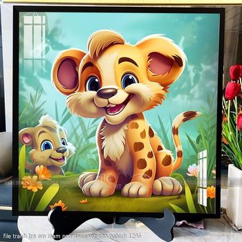 file tranh tre em mam non dong vat ngo nghinh 1296
