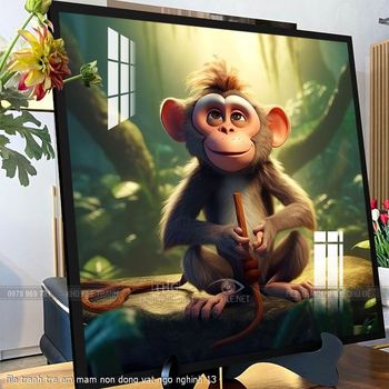 file tranh tre em mam non dong vat ngo nghinh 13