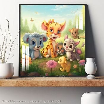 file tranh tre em mam non dong vat ngo nghinh 1306