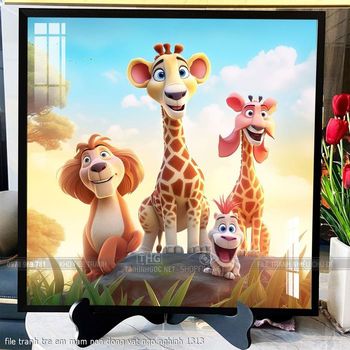 file tranh tre em mam non dong vat ngo nghinh 1313