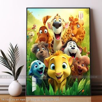 file tranh tre em mam non dong vat ngo nghinh 1325