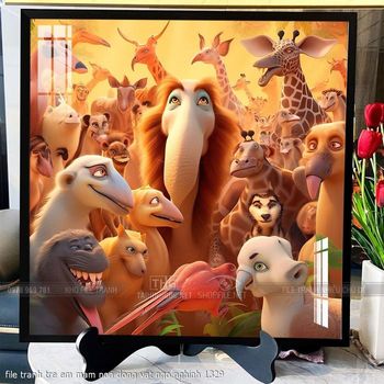 file tranh tre em mam non dong vat ngo nghinh 1329