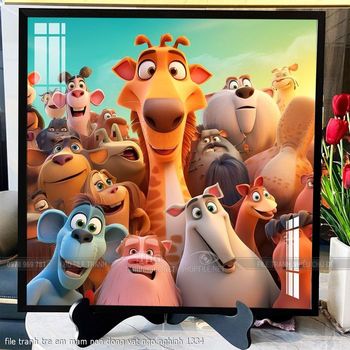 file tranh tre em mam non dong vat ngo nghinh 1334