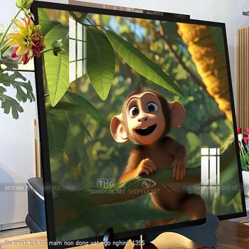 file tranh tre em mam non dong vat ngo nghinh 1355