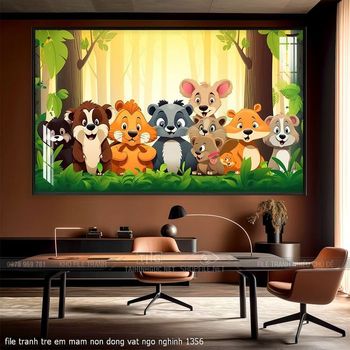 file tranh tre em mam non dong vat ngo nghinh 1356