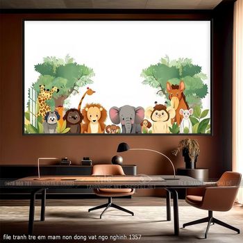 file tranh tre em mam non dong vat ngo nghinh 1357