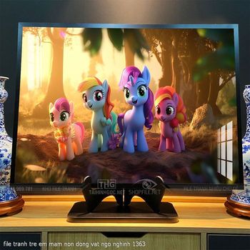 file tranh tre em mam non dong vat ngo nghinh 1363