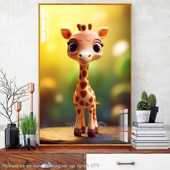 file tranh tre em mam non dong vat ngo nghinh 1375