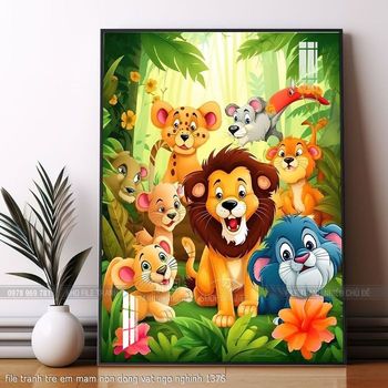 file tranh tre em mam non dong vat ngo nghinh 1376