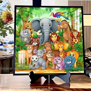 file tranh tre em mam non dong vat ngo nghinh 1386