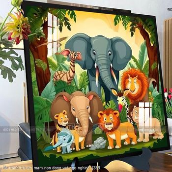 file tranh tre em mam non dong vat ngo nghinh 1389