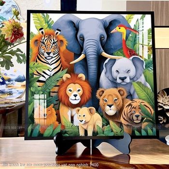 file tranh tre em mam non dong vat ngo nghinh 1400