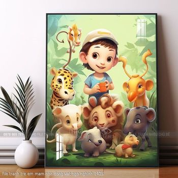 file tranh tre em mam non dong vat ngo nghinh 1405