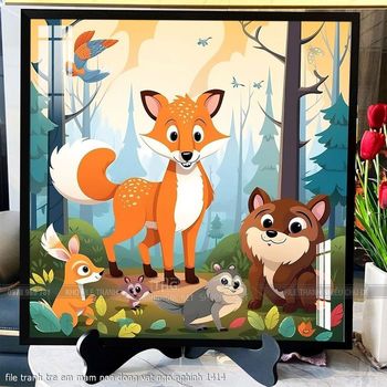 file tranh tre em mam non dong vat ngo nghinh 1414