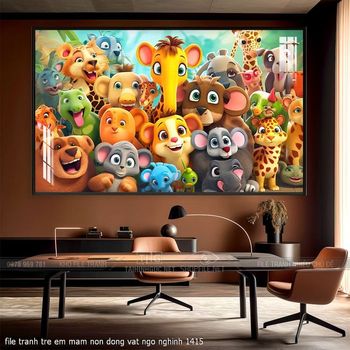 file tranh tre em mam non dong vat ngo nghinh 1415