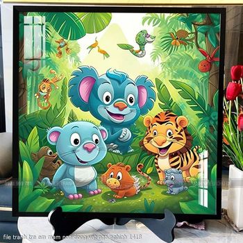 file tranh tre em mam non dong vat ngo nghinh 1418
