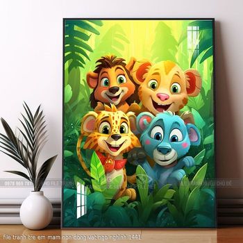 file tranh tre em mam non dong vat ngo nghinh 1441