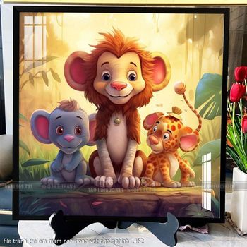 file tranh tre em mam non dong vat ngo nghinh 1452