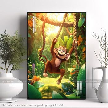 file tranh tre em mam non dong vat ngo nghinh 1463