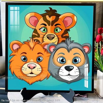 file tranh tre em mam non dong vat ngo nghinh 1494