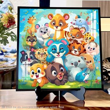 file tranh tre em mam non dong vat ngo nghinh 1504