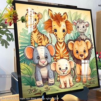 file tranh tre em mam non dong vat ngo nghinh 1514