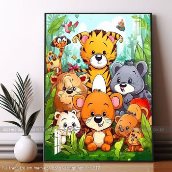 file tranh tre em mam non dong vat ngo nghinh 1517
