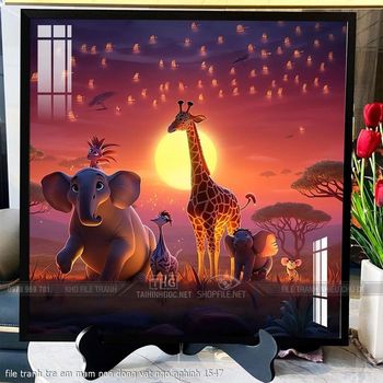 file tranh tre em mam non dong vat ngo nghinh 1547