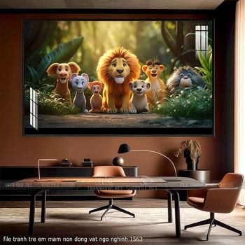 file tranh tre em mam non dong vat ngo nghinh 1563