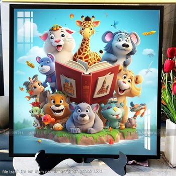 file tranh tre em mam non dong vat ngo nghinh 1581