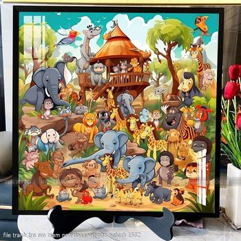 file tranh tre em mam non dong vat ngo nghinh 1582