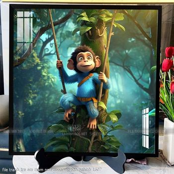 file tranh tre em mam non dong vat ngo nghinh 1607