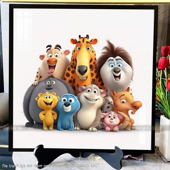 file tranh tre em mam non dong vat ngo nghinh 1617