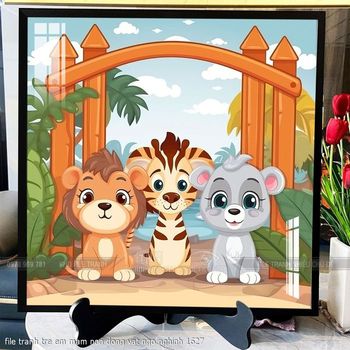 file tranh tre em mam non dong vat ngo nghinh 1627