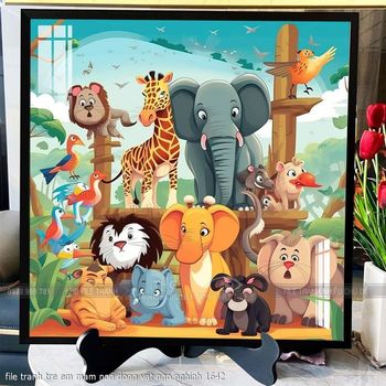 file tranh tre em mam non dong vat ngo nghinh 1642