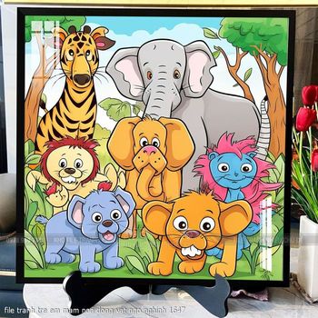 file tranh tre em mam non dong vat ngo nghinh 1647