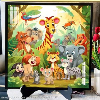 file tranh tre em mam non dong vat ngo nghinh 1656