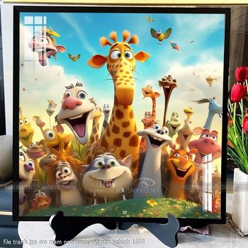 file tranh tre em mam non dong vat ngo nghinh 1658