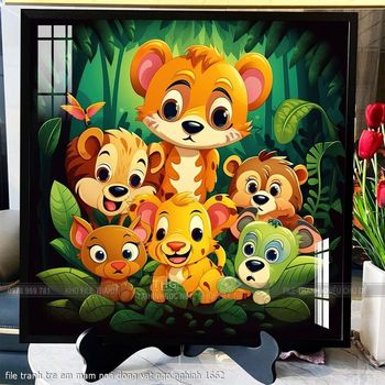 file tranh tre em mam non dong vat ngo nghinh 1662