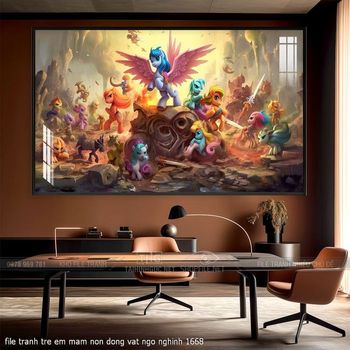 file tranh tre em mam non dong vat ngo nghinh 1668