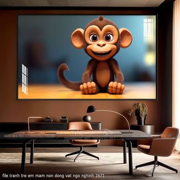 file tranh tre em mam non dong vat ngo nghinh 1671