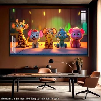 file tranh tre em mam non dong vat ngo nghinh 1683